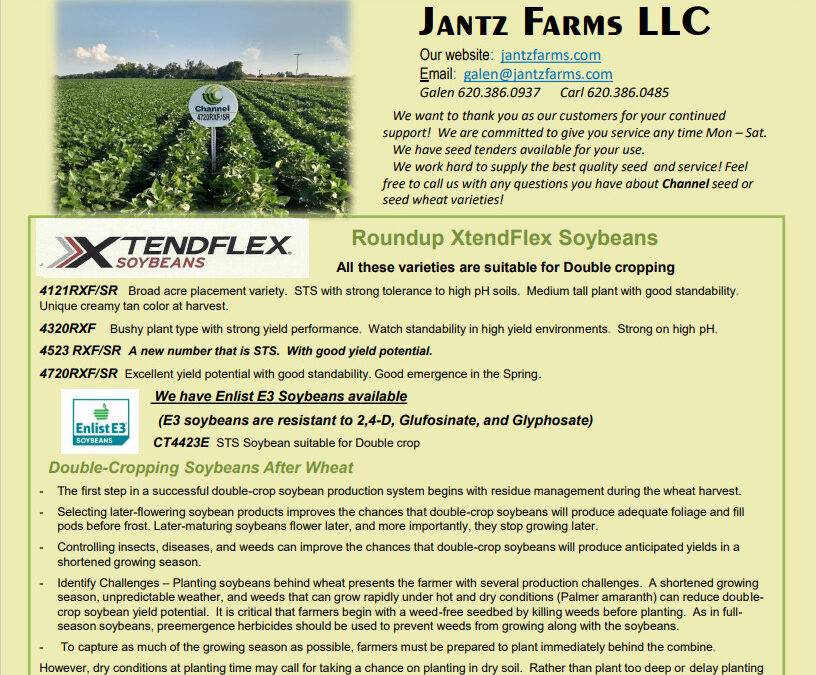 Jantz Farms Newsletter 2023