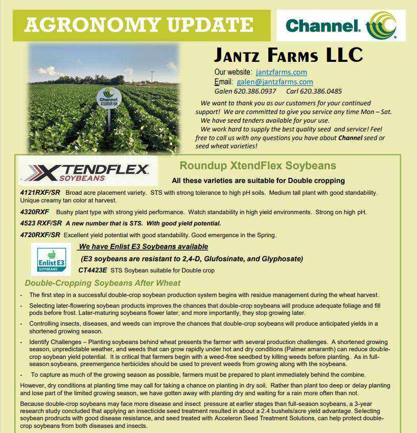 Jantz Farms Newsletter 2023 » Jantz Farms LLC